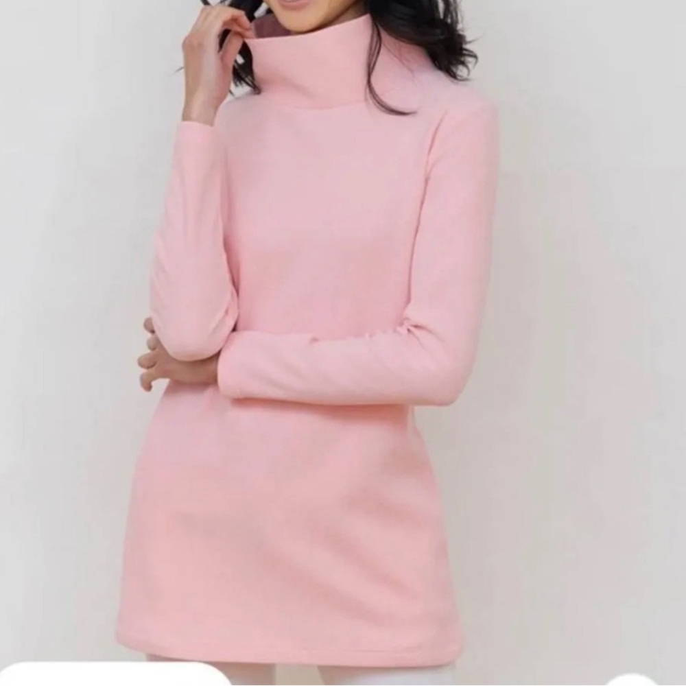 Dudley Stephens Soft Pink Cobble Hill Terry Fleece Pullover